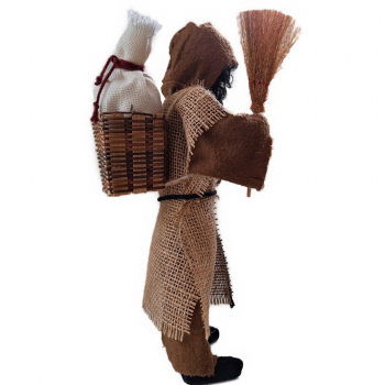 Knecht Ruprecht, Schmutzli - mit Buckelkraxe und Rute